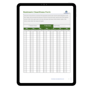 Restroom Cleanliness Form Image